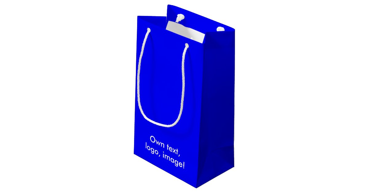 Gift Bag uni Royal Blue Zazzle