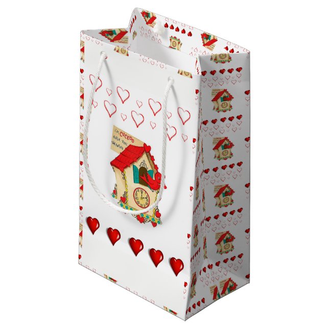 Gift Bag Valentine's (Front Angled)
