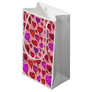Gift Bag Valentine's Hearts