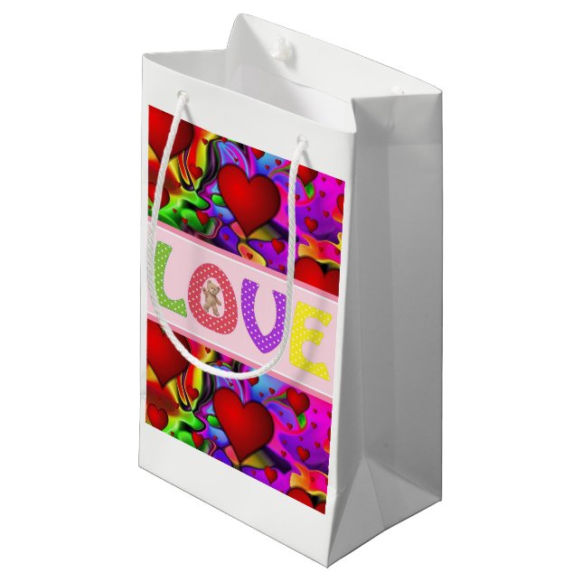 Gift Bag Valentine's Love (Front Angled)