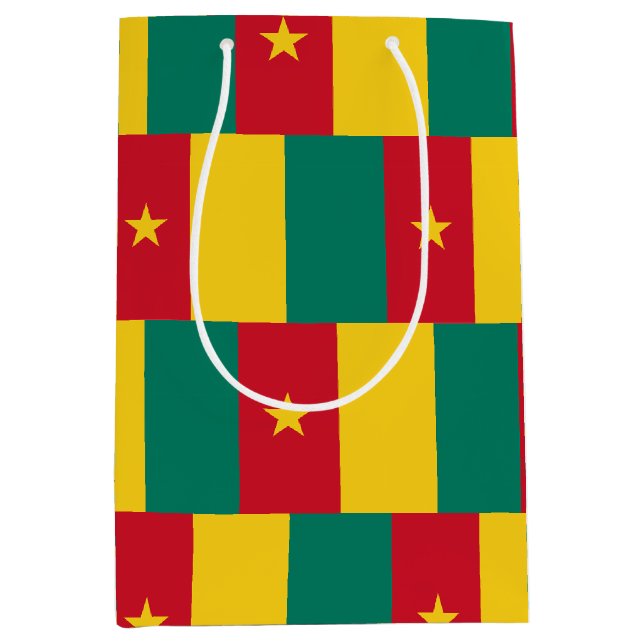 Gift Bag with Cameroon flag (Front)