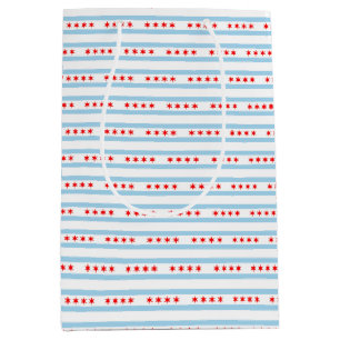 Gift Bag with flag of Chicago, USA