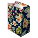 Gift Bag with Flower Design