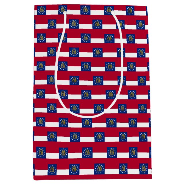 Gift Bag with Georgia flag, USA (Front)