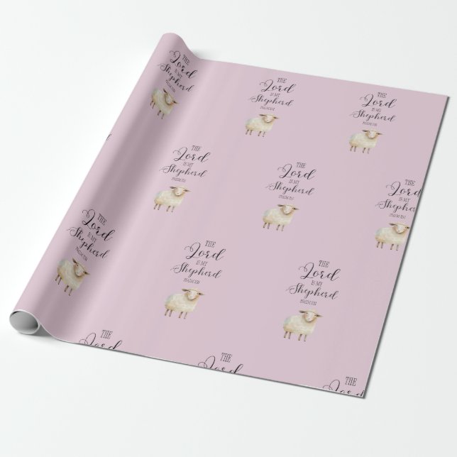 Gift Bag Wrapping Paper (Unrolled)