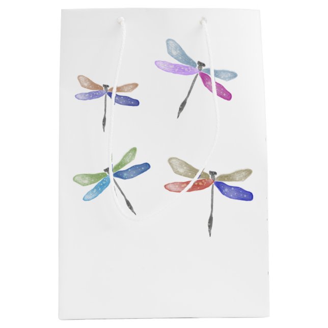 Gift Bags | Watercolor | DragonFly (Front)
