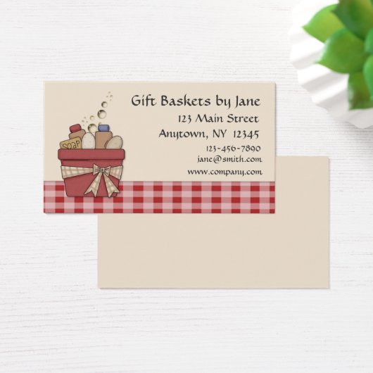 Gift Basket Business Card (Desk)