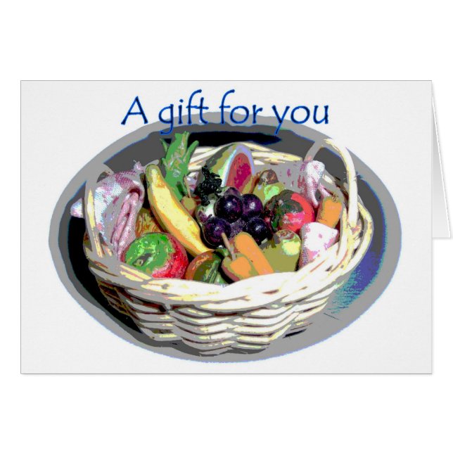 Gift Basket Photography Art Cards (Front Horizontal)