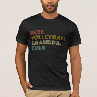 gift best volleyball grandpa ever for dad T-Shirt