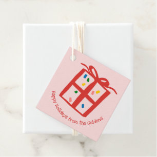 Gift Bows Doodle CHRISTMAS Holiday Gift To From Favor Tags