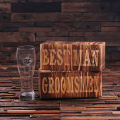 Gift Box and Engraved 24 oz. Beer Pilsner Glass (Front)