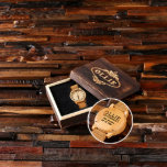 Gift Box & Etched Bamboo & Leather Strapped Watch<br><div class="desc">Stylish,  eco-friendly wood wristwatch,  engraved with your personalized text,  comes with optional gift box. Constructed from durable bamboo wood and leather straps,  manufactured with high quality Japanese made quartz movements. We can engrave 3 or 4 lines of text on the back.</div>