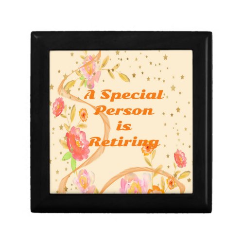 Gift Box for Female Retiring Yellow  Orange 