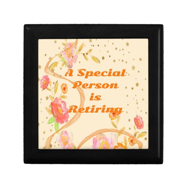 Gift Box for Female Retiring Yellow & Orange  (Front)