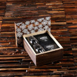 Gift Box, Heart Coasters & Stemless Wine Glasses<br><div class="desc">Charming rustic stemless wine glass and slate coaster gift set.</div>