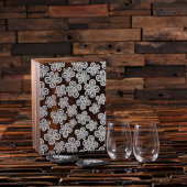 Gift Box, Heart Coasters & Stemless Wine Glasses (Front)