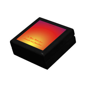 Gift Box, Jewelry Box, Mother's Day, Orange & Gold Box