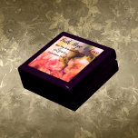 Gift Box Jewelry Keepsake Box Faith, Hope and Love<br><div class="desc">Lacquered wood Floral Gift box with tile having faith,  hope and love,  but greatest of these is love! Greatas Jewerly box,  keepsakes and trinkets.</div>