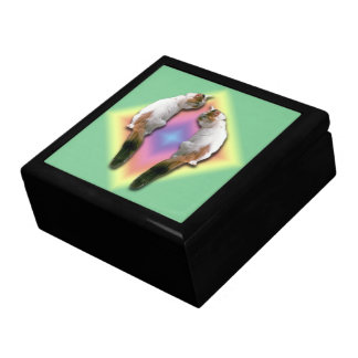 Gift Box - Rainbow Diamond with Cats