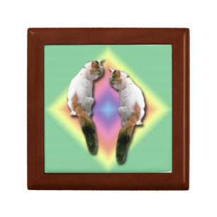 Gift Box - Rainbow Diamond with Cats