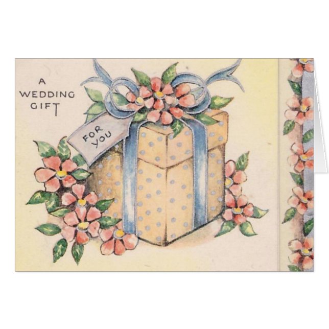 Gift Box Wedding Cards (Front Horizontal)