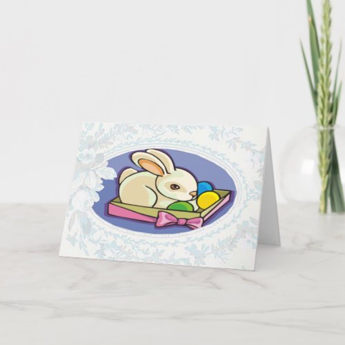 Gift Bunny Easter Card