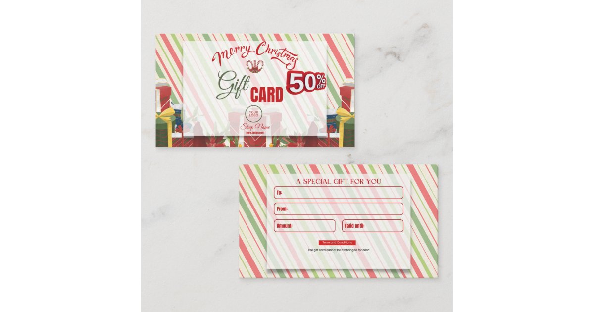 Gift Business card 50 off Zazzle