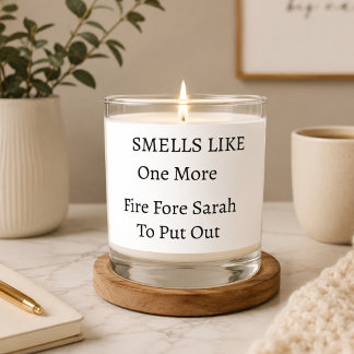 Gift Candle for My Colleague Personalized