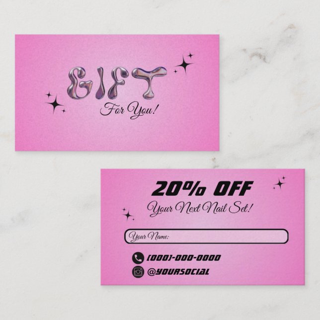 Gift Card (Front/Back)