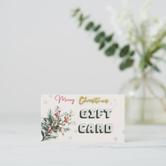 Gift card $100 christmas