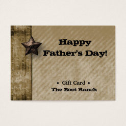Gift Card Beige Denim Texas Star