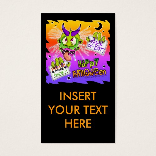 Gift Card Business Card Tags _ HALLOWEEN BOOGEYM