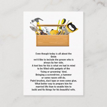 Gift Card For Groom | Bridal Shower Invitation by PurplePaperInvites at Zazzle