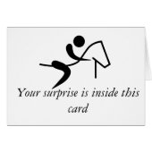Gift card for horseback riding lessons (Front Horizontal)