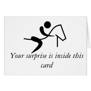 Gift Card For Horseback Riding Lessons by Kingdomofhorses at Zazzle