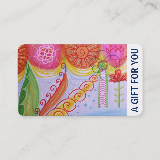 Gift Card, Gift Certificate, D4-052115 Discount Card (Front)