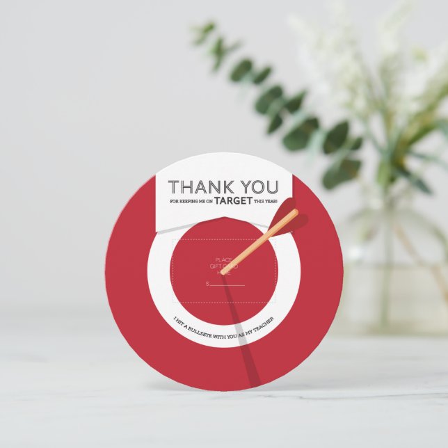 Gift Card Holder | Appreciation | Teacher (Standing Front)