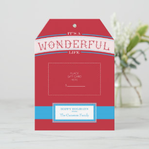 Gift Card Holder It's a Wonderful Life