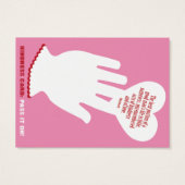 Gift Card: Random Act of Kindness in Red & Pink (Back)