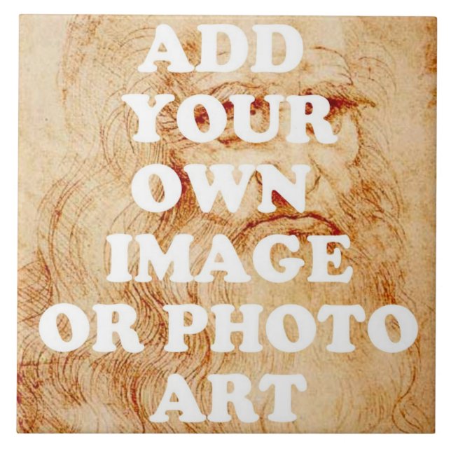 GIFT CERAMIC TILES - CREATE YOUR OWN - ADD PHOTOS (Front)