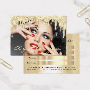 Gift Certificate Beauty Salon SPA Makeup Photo