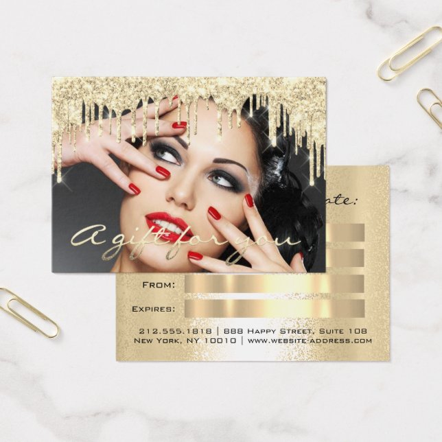 Gift Certificate Beauty Salon SPA Makeup Photo (Office)