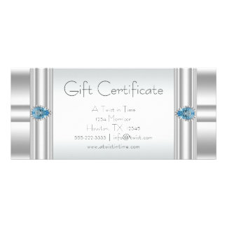 Gift Certificate Blue Business Gift Certificates