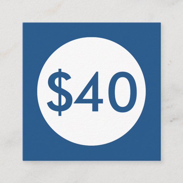 gift certificate blue spot (Front)