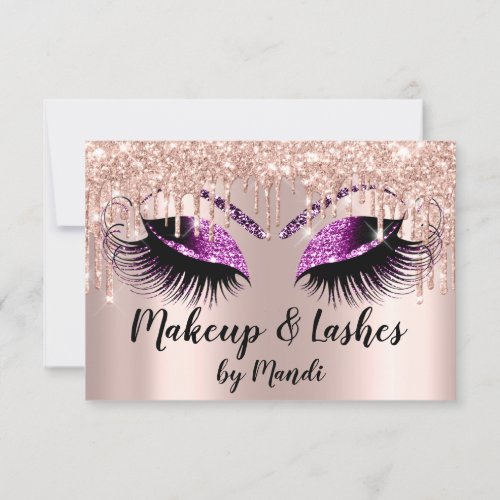 Gift Certificate Brows Lash Extension Purple