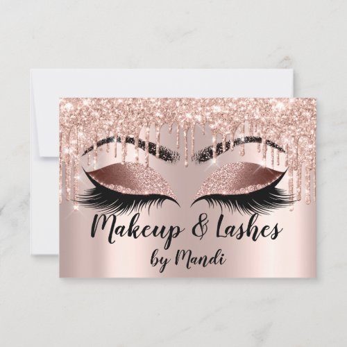 Gift Certificate Brows Lash Extension Rose Drips