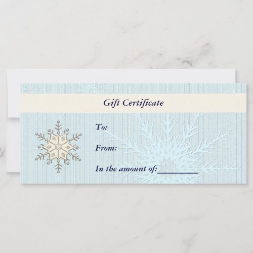 Gift Certificate_Christmas_Business Rack Card
