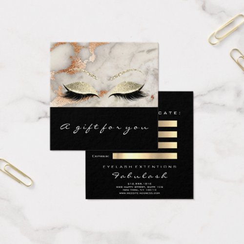 Gift Certificate Copper Marble Coral Lash 1 Makeup