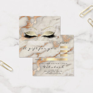 Gift Certificate Copper Marble Coral Lashes Makeup