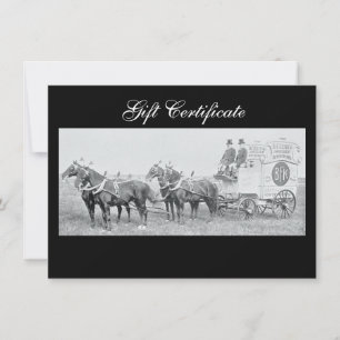Gift Certificate 🎁 Customizable Budget Template